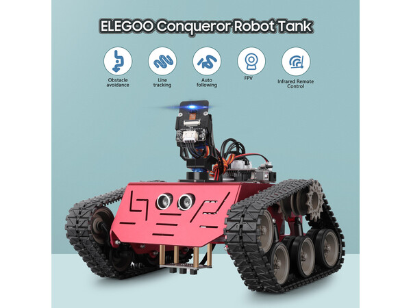 ELEGOO CONQUEROR ROBOT TANK KIT WITH UNO R3