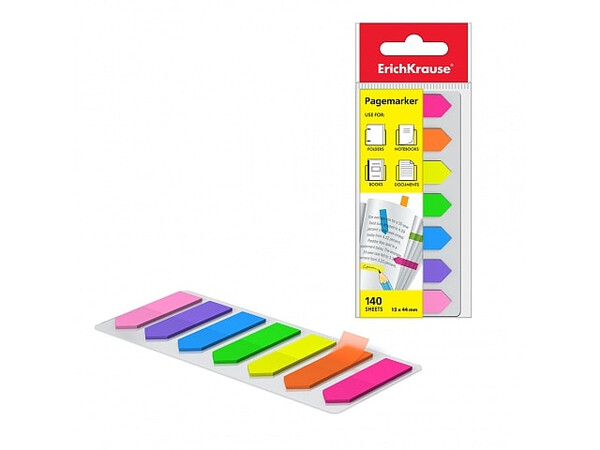 ERICHKRAUSE PAGE MARKER ARROWS NEON 12x44 mm 140 sheets/7 colors