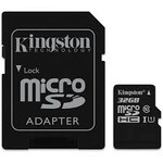 KINGSTON CANVAS SELECT SD CARD + ADAPTER 32GB