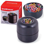 ERICHKRAUSE MAGNETIC PAPER CLIP DISPENSER WITH 30 COLORED CLIPS
