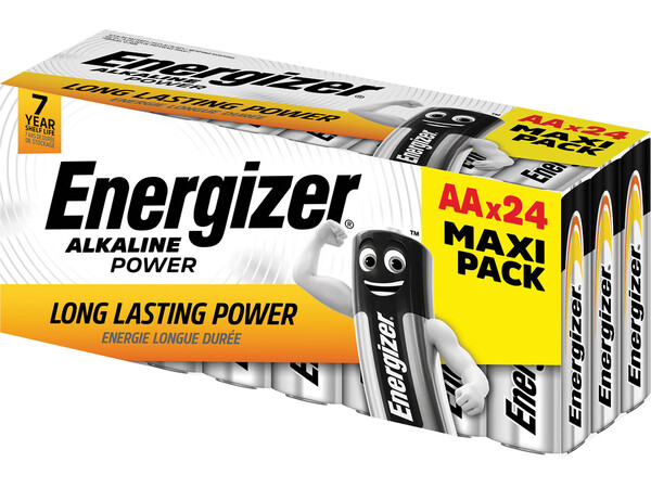 Energizer Alkaline Power AA 24 pack 656.930UK