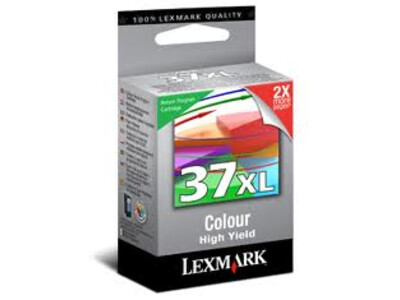 LEXMARK 37 XL ORIGINAL COLOUR INK