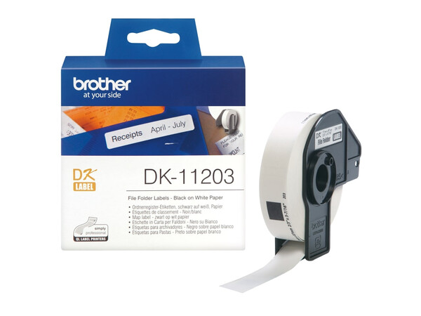 BROTHER LABEL ROLL 17MM X 87MM