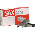 SAX STAPLES 24/6 ZINC PLATED P1000