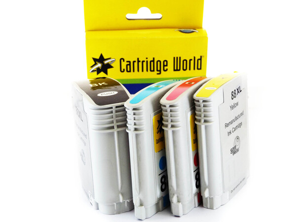 HP 88 EXTRA LARGE REPLACEMENT INK SET 4