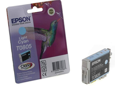 EPSON T0805 ORIGINAL LIGHT CYAN INK