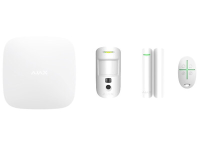 AJAX TCP-IP/GSM Alarm Hub2 White Starter Kit