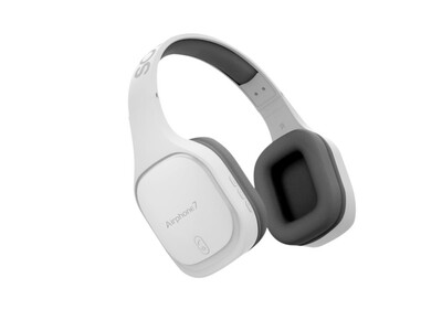 SonicGear AirphoneVII Bluetooth Headphones White Gray