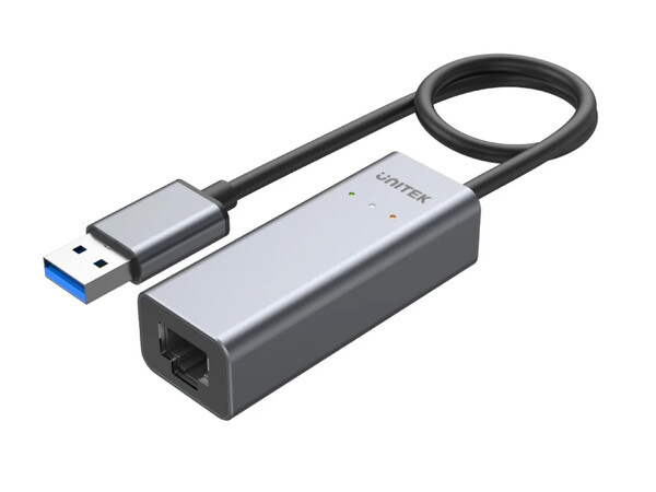 Unitek U1313B USB-A 3.2 to 2.5GbE RJ45 Adapter