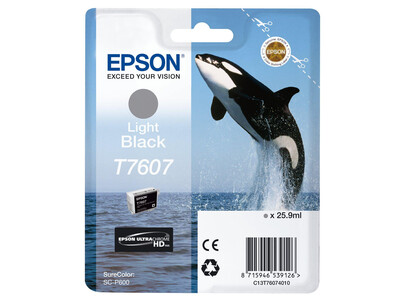 EPSON T7607 ORIGINAL LIGHT BLACK INK