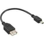 INLINE USB 2.0 MINI TO USB FEMALE CABLE