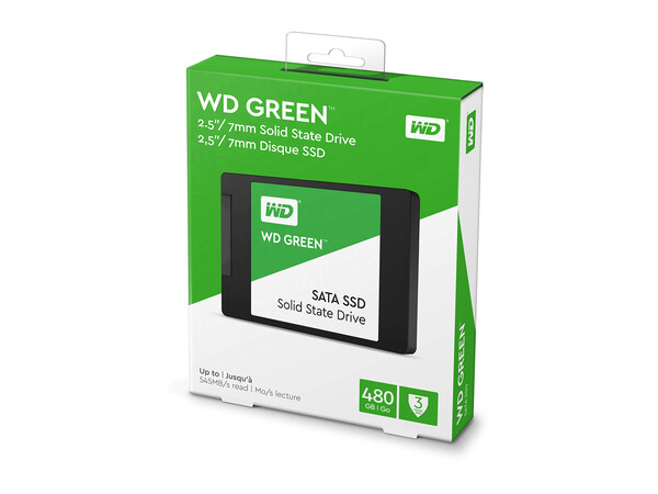 WESTERN DIGITAL SSD 480GB HDD GREEN
