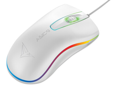 Alcatroz ASIC 9 RGB Wired Mouse White