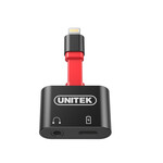 Unitek M1103A Lightning Splitter 3.5mm Headphone & Charging