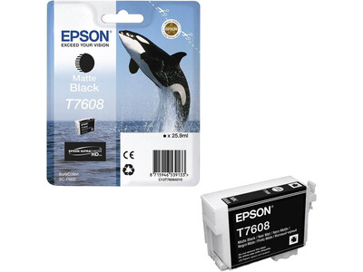 EPSON T7608 ORIGINAL MATTE BLACK INK