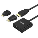 Unitek Y-6355 HDMI/Mini/Micro to VGA+Audio Converter