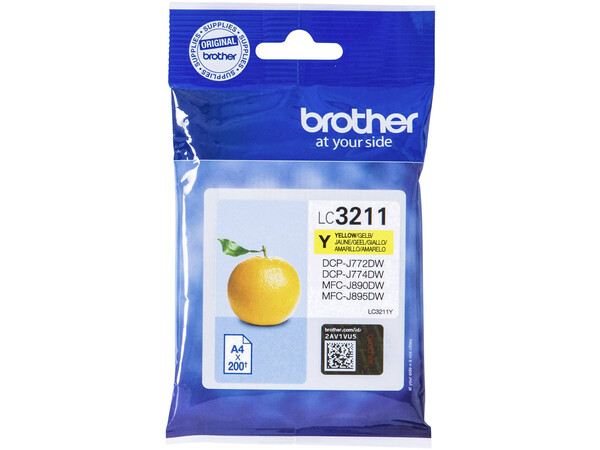 BROTHER LC3211 ORIGINAL YELLOW INK