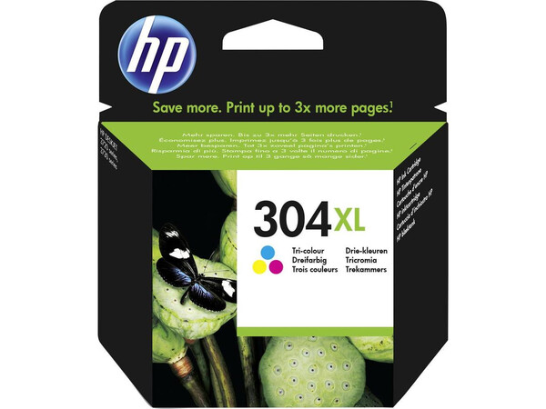 HP 304XL ORIGINAL COLOUR INK *300 Pages
