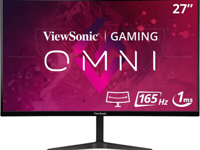 Viewsonic OMNI Gaming Curved Monitor SuperClear VA 27'' QHD 1440p 165hz 1ms  VX2718-2KPC-mhd