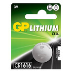 GP Lithium Button Cell CR1616 5-pack 656.776UK