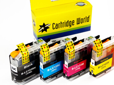 BROTHER LC123 REPLACEMENT SET OF 4 INKS