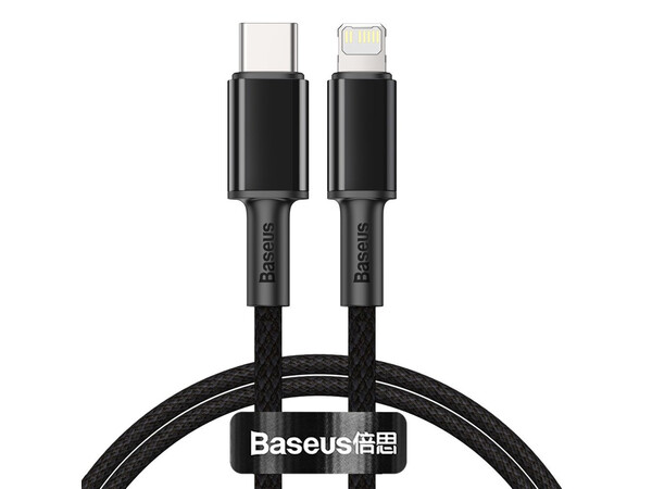 Baseus USB Type-C to Lightning PD 20W 1m Black