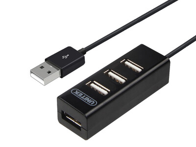 Unitek Y-2140 USB2.0 4 Port Hub 0.8m