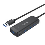 Unitek USB-A Hub USB3.0 4-Ports PowerPort & 1.5m Cable H1111E