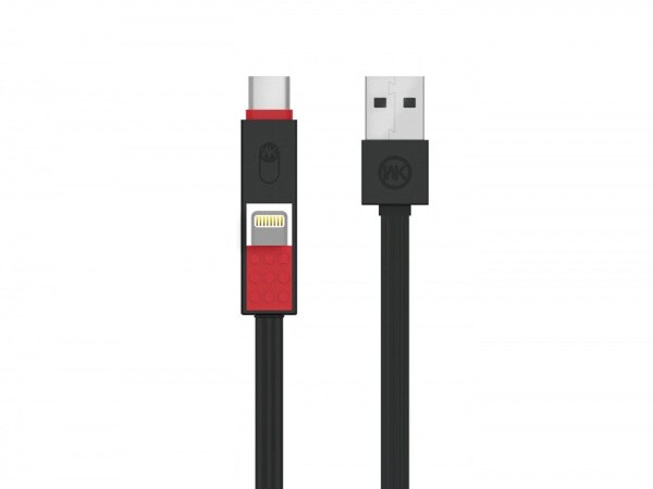 WK DESIGN PARKER 3 IN 1 DATA CABLE