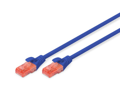 Digitus Ethernet Cable CAT6 Blue CU 0.25m