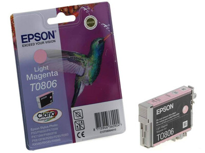 EPSON T0806 ORIGINAL LIGHT MAGENTA INK