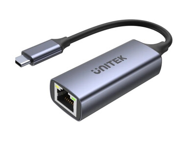 Unitek Converter USB-C to LAN Gigabit Ethernet PD100W U1323A
