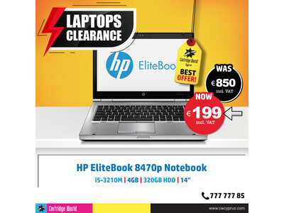 HP ELITEBOOK 8470P LAPTOP OPEN-BOX