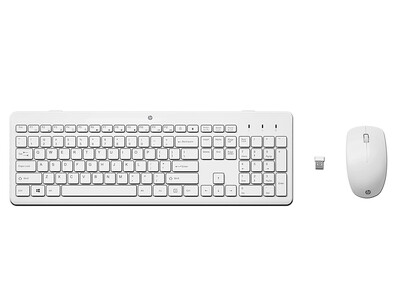 HP KEYBOARD AND MOUSE 230, WIRELESS, WHITE