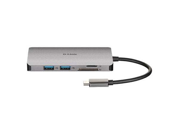 DLINK ADAPTER, 8-IN-1 USB-C HUB WITH HDMI NEW