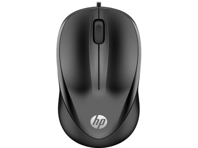 HP MOUSE 1000 WIRED, USB, BLACK