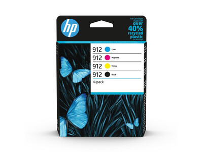 HP 912 ORIGINAL MULTIPACK OF 4 INKS