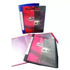 B/R DISPLAY BOOK 20 POCKETS BD20-RED BR72003